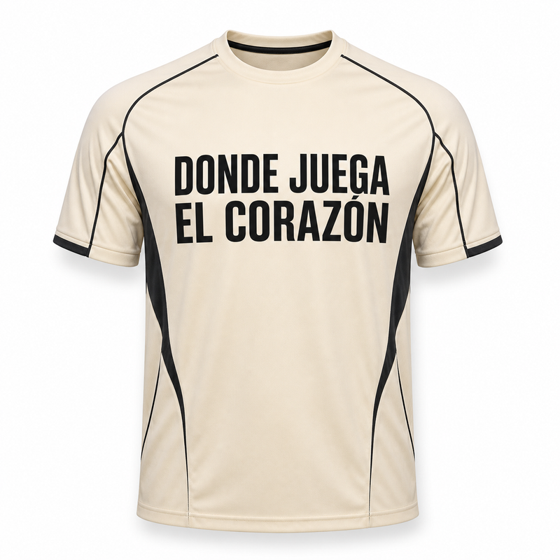 WHERE THE HEART PLAYS — Football Shirt