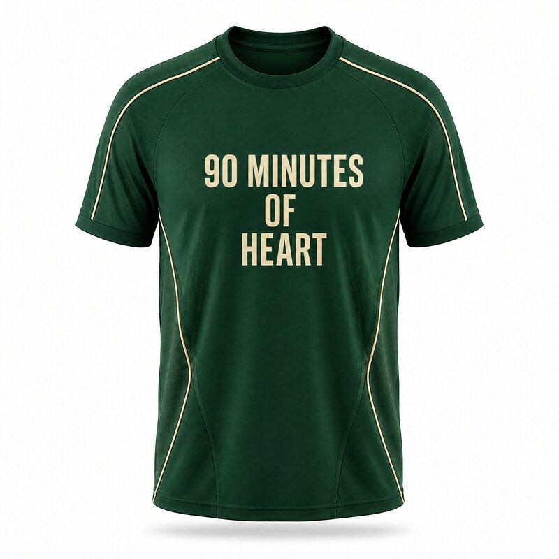 90 MINUTES OF HEART — Football Shirt