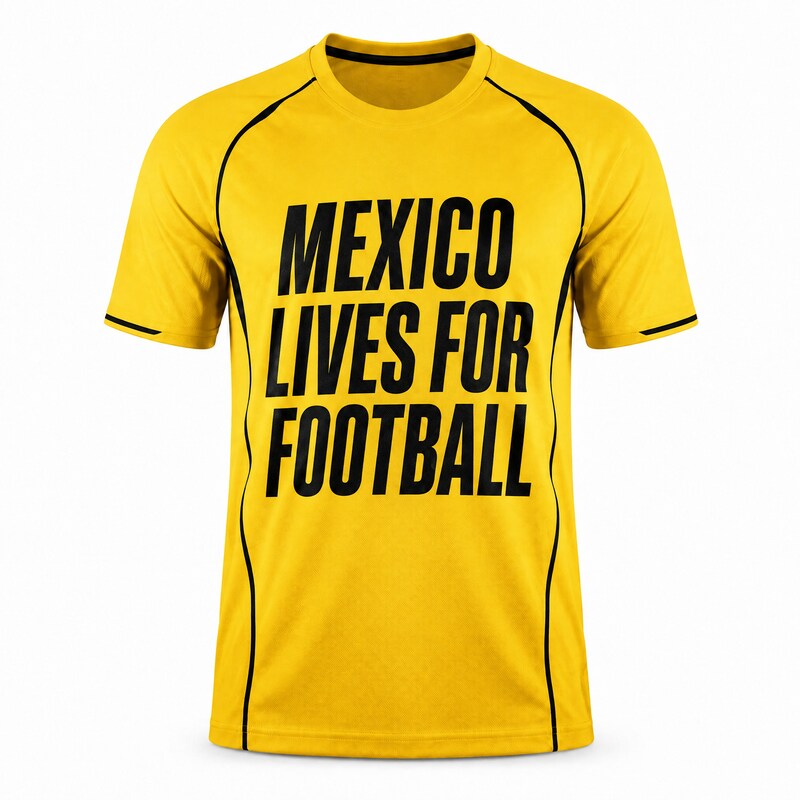 MEXICO LIVES FOR FOOTBALL — Football Shirt
